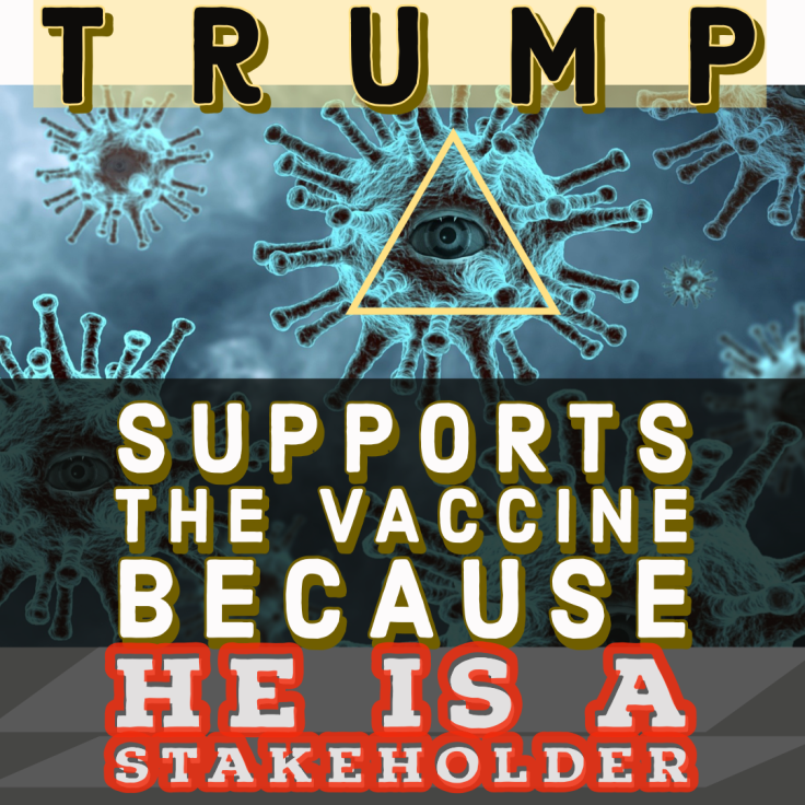 Fact: Trump is a big vaccine company stakeholder…things that make you go Hrmm…
